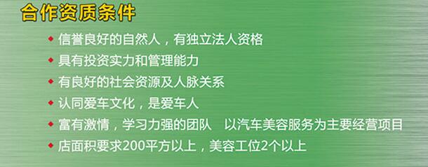 爱车极客加盟条件