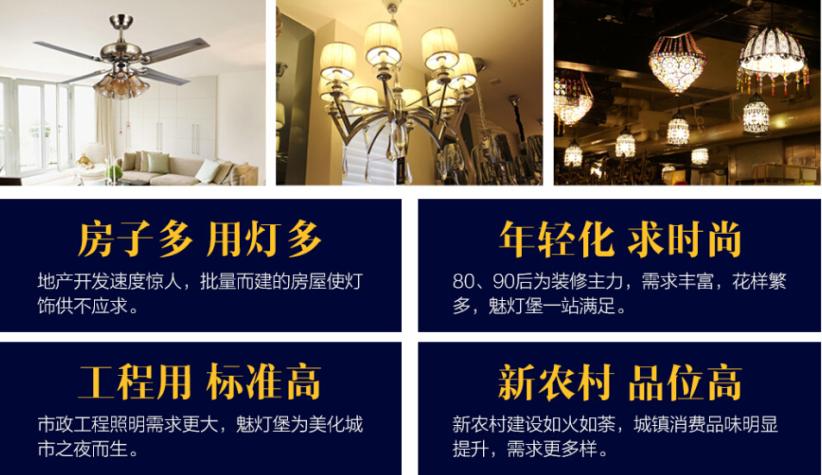 魅灯堡灯饰加盟 魅灯堡灯饰加盟